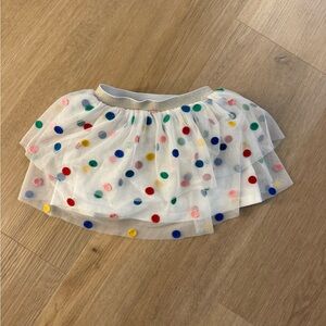 Hanna Anderson Colorful Polka Dot Tulle Skirt